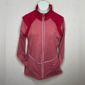 Lija Pink/Red Activewear Jacket - Like New, Size Small